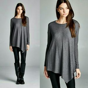 "NAOMI" Long sleeve round neck tunic