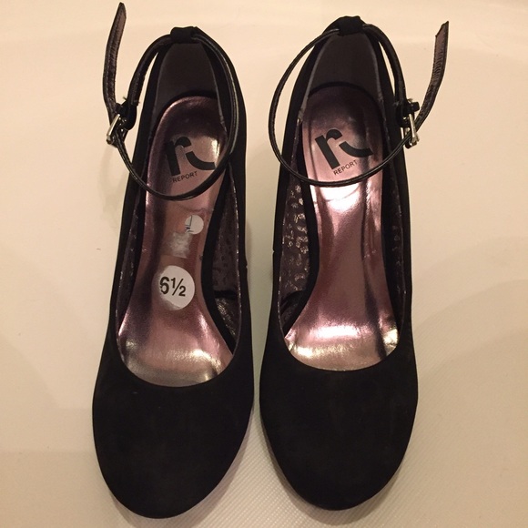 🔴 Suede Wedge Heels Size 6.5
