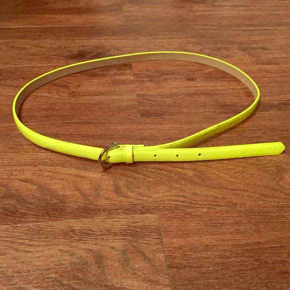 Neon yellow belt
