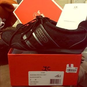 Coach Remonna Black Sneakers