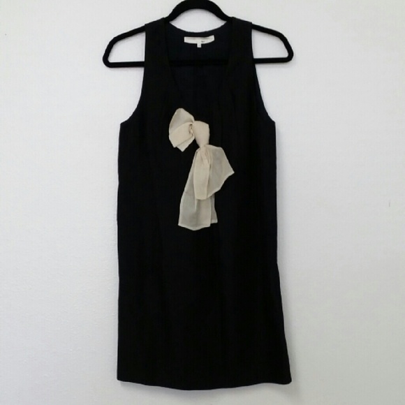 SOLD 3.1 Phillip Lim black linen dress with bow 2 - Picture 2 of 4