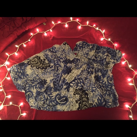 Blue Paisley Maxi Dress