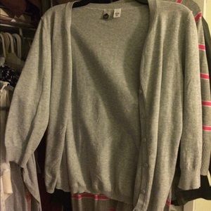 Grey cardigan