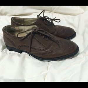 Brown oxfords