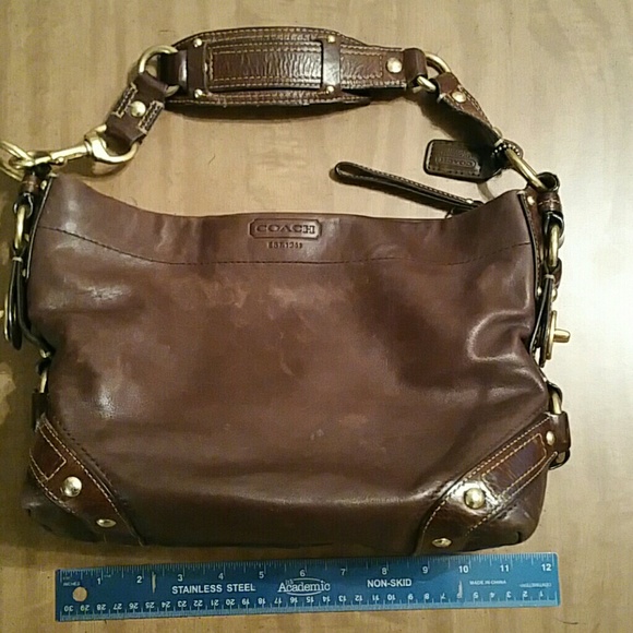 Authentic Brown Leather Carly HOBO