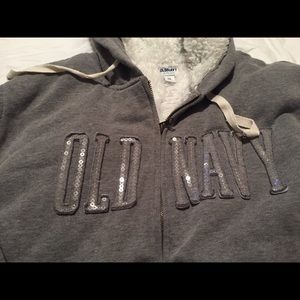 Old Navy fur/sherpa hoodie! Super Soft and warm!❄️