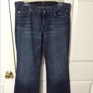 7 for all man kind jeans dark wash