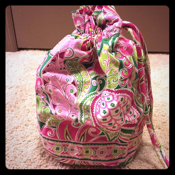 Vera Bradley Pinwheel Pink Diddy Bag