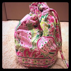 Vera Bradley Pinwheel Pink Diddy Bag