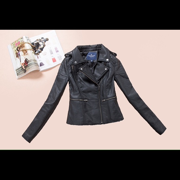 ✨faux leather Moto jacket from American Eagle✨