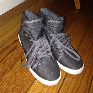 High top Grey Vans