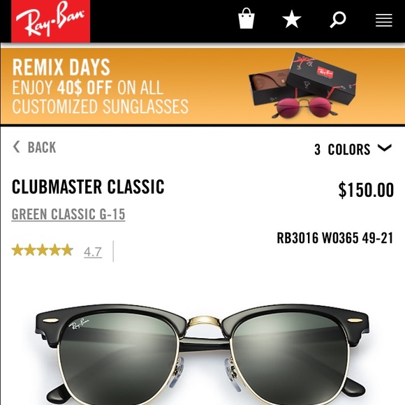 Ray-ban glasses