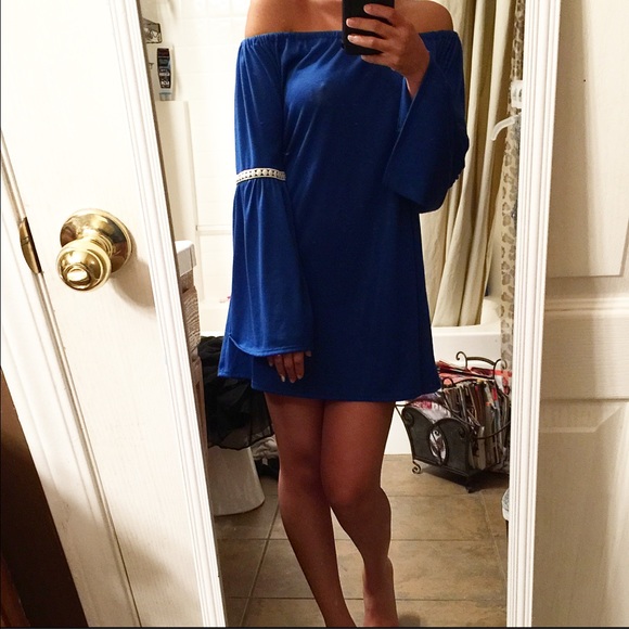 Blue Flowy Dress