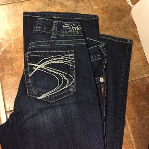 Women's Silver Suki Bootcut Jeans Size 32/34