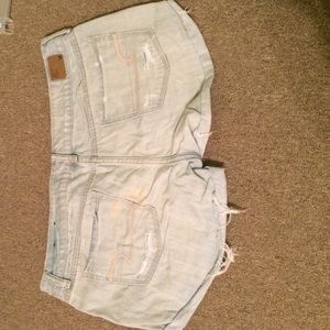 Light Blue Jean Shorts