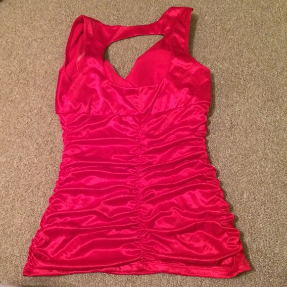 Ruby Red Tank - Picture 2 of 2