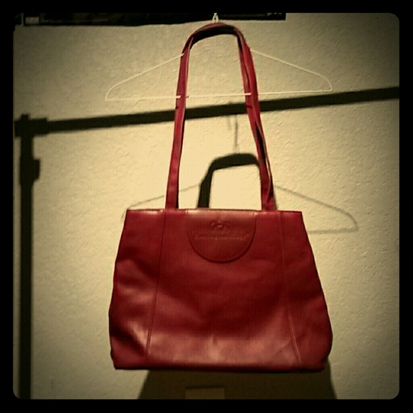 Old leather traveling purse.