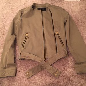 ❤️HOST PICK❤️ Zara Basic olive military jacket
