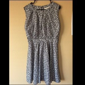 Abstract print dress