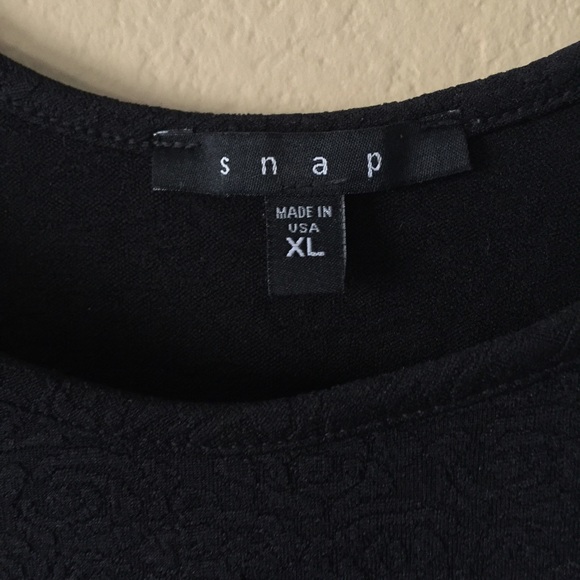 Black fit and flare dress - Picture 3 of 4