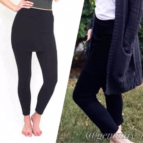 Pants - || THREE COLORS AVAILABLE || Skirted Leggings
