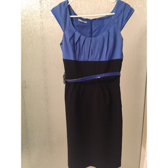 🔶 Black and blue dress