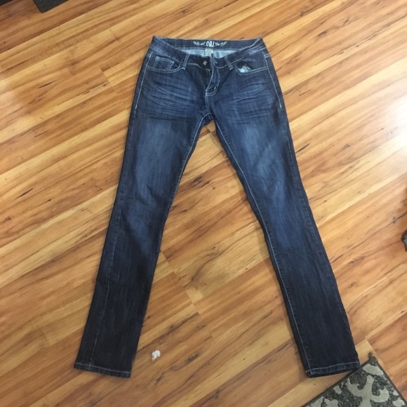 Denim skinny jeans