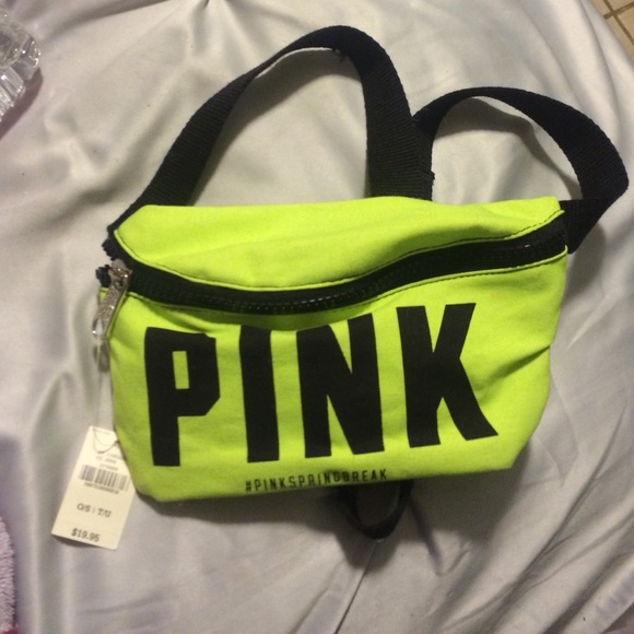 Pink sunglasses & fanny pack