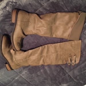 Qupid Leather Boots. Wear Above/below knee.