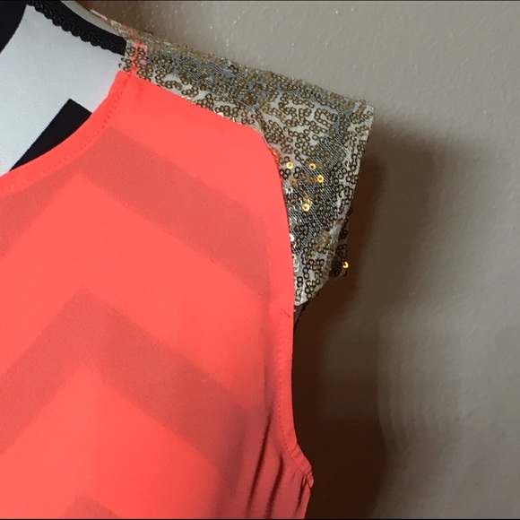 πHPπFashionable Sequins Short Sleeve Dress - Picture 4 of 4