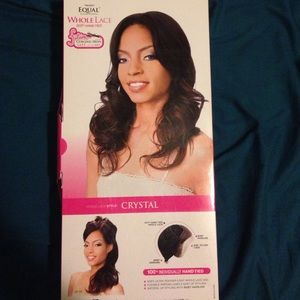 Freetress Equal Whole Lace - Crystal 1B (NIB)