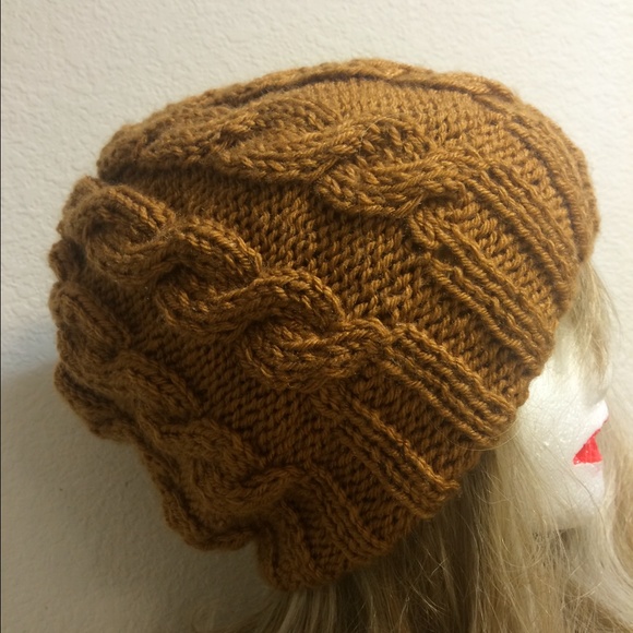 Accessories - Hand knitted mustard yellow, chunky beanie