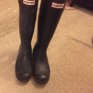 Hunter rain boots