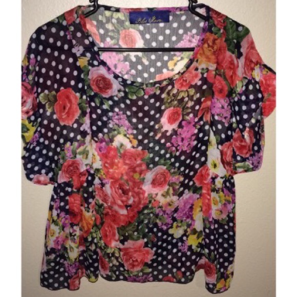 Flowered blouse