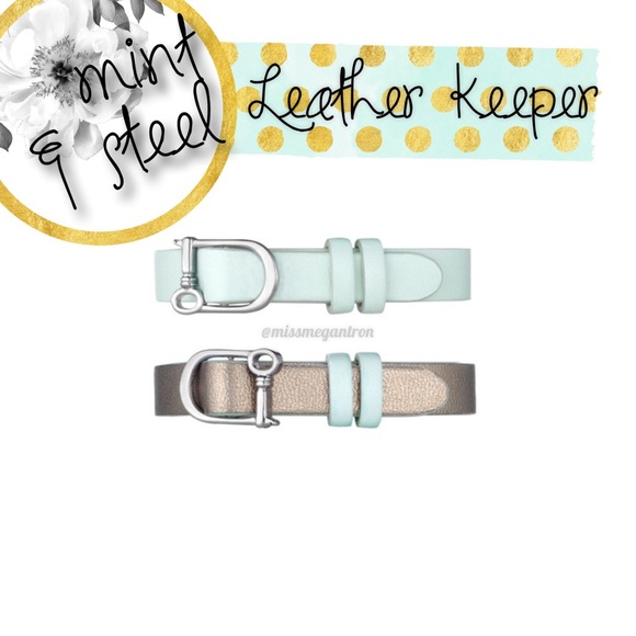 Mint Steel Leather Keep Collective Keeper