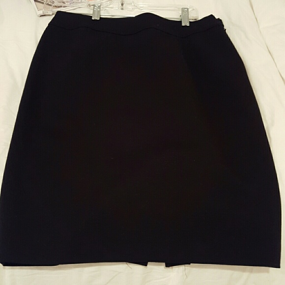 INC International  black pencil skirt fully lined.