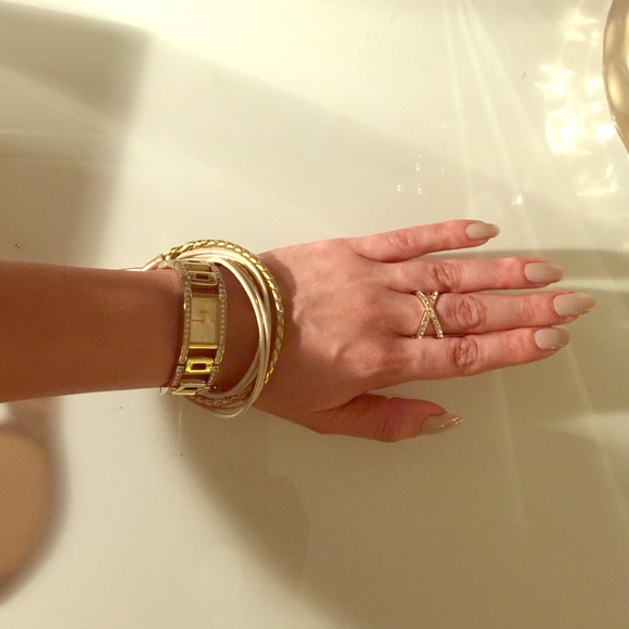 Women's Gold Guess Watch