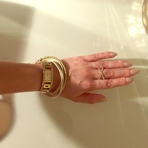 Women's Gold Guess Watch