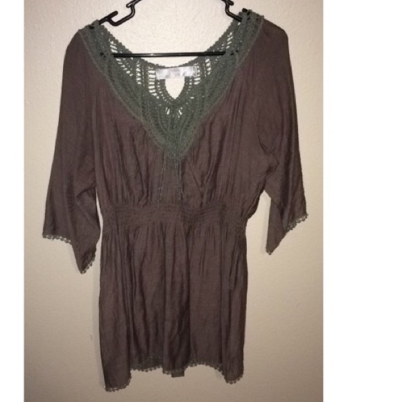 Long bohemian shirt/ dress