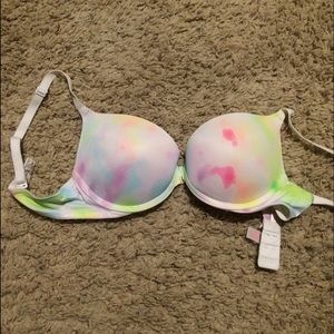 Tie dye Victoria's Secret PINK push up bra!💕❣