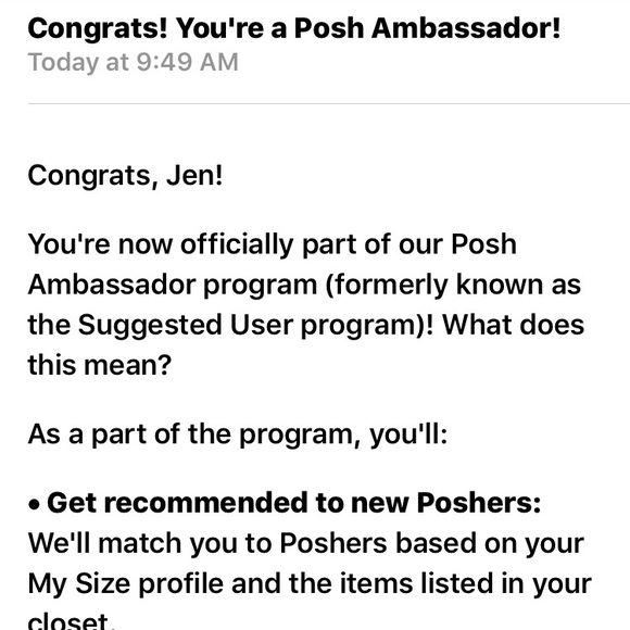 Meet your Posher - Picture 2 of 6