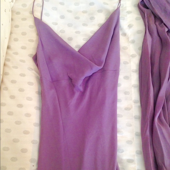 Lavender Silk Dress