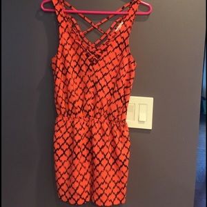 SILENCE & NOISE orange romper
