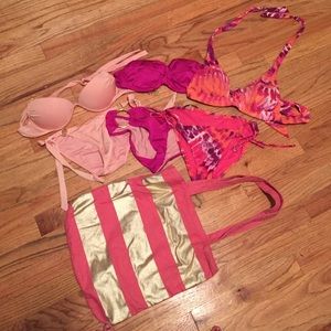 3 VS Bikinis & tote