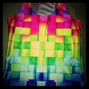 BRIGHT MULTI-COLORED TANK