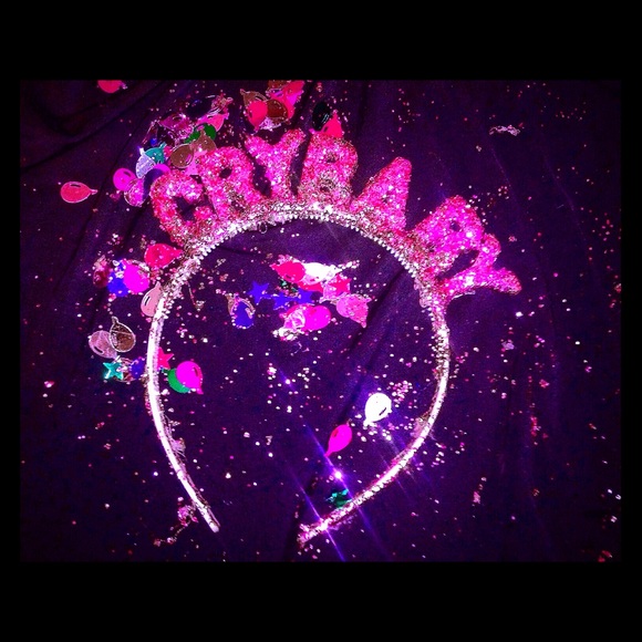 😢SOLD😢 CRYBABY Glitter Headband
