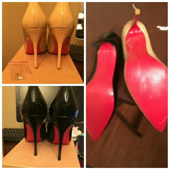 New Red Sole Leather Pumps - Picture 4 of 4