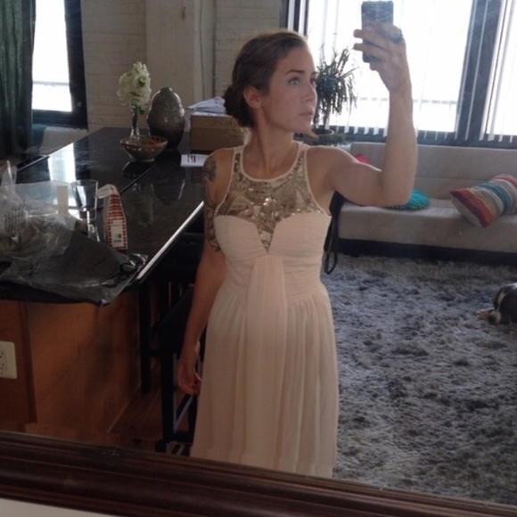 ASOS BLUSH PINK BALLGOWN - Picture 4 of 5