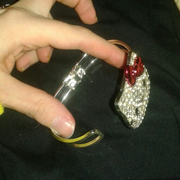 NEW Hello Kitty rhinestone bracelet bangle - Bling - Picture 4 of 4