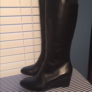 AK Ann Klein leather boots